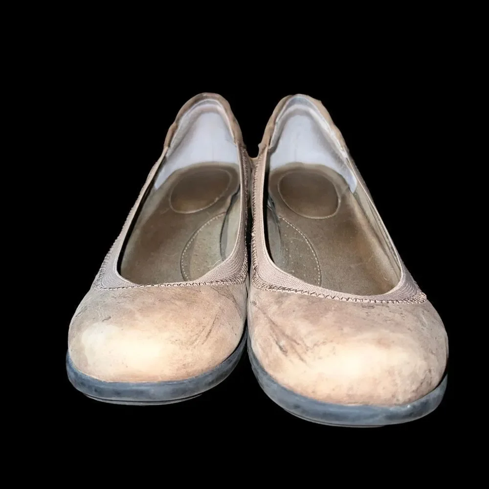 Laura Lansdale brown leather comfort‎ Bailey flat women’s size 9M